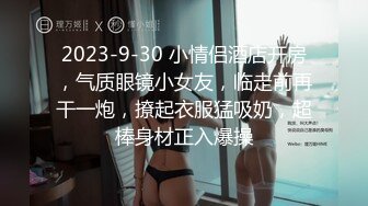 2023-9-30 小情侣酒店开房，气质眼镜小女友，临走前再干一炮，撩起衣服猛吸奶，超棒身材正入爆操