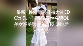    最新️性爱泄密推特大神EDC隐退之作-爆裂黑丝高跟OL美女翘美臀后入怼操 站炮后入操尿了