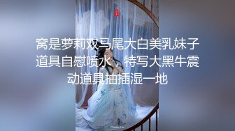 窝是萝莉双马尾大白美乳妹子道具自慰喷水，特写大黑牛震动道具抽插湿一地