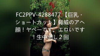 FC2PPV-4288477 【巨乳・ショートカット】脅威のアヘ顔！ヤベーです。エロいです！生中出し２回