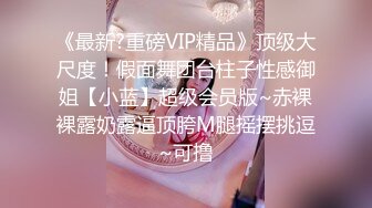 《最新?重磅VIP精品》顶级大尺度！假面舞团台柱子性感御姐【小蓝】超级会员版~赤裸裸露奶露逼顶胯M腿摇摆挑逗~可撸